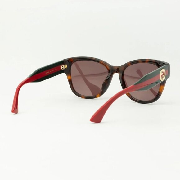 NWT Gucci GG1866SK-002 Havana 56mm Sunglasses